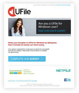 Receive the UFile Newsletter